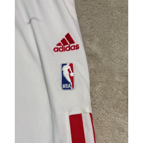 Toronto Raptors Adidas NBA Game Worn Pants Austin Daye Tearaways 2XL + 2" White - Picture 5 of 16